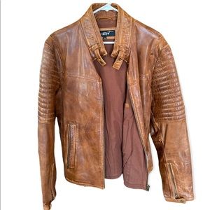 Black Rivet Jackets & Coats Brown Leather Jacket Size M